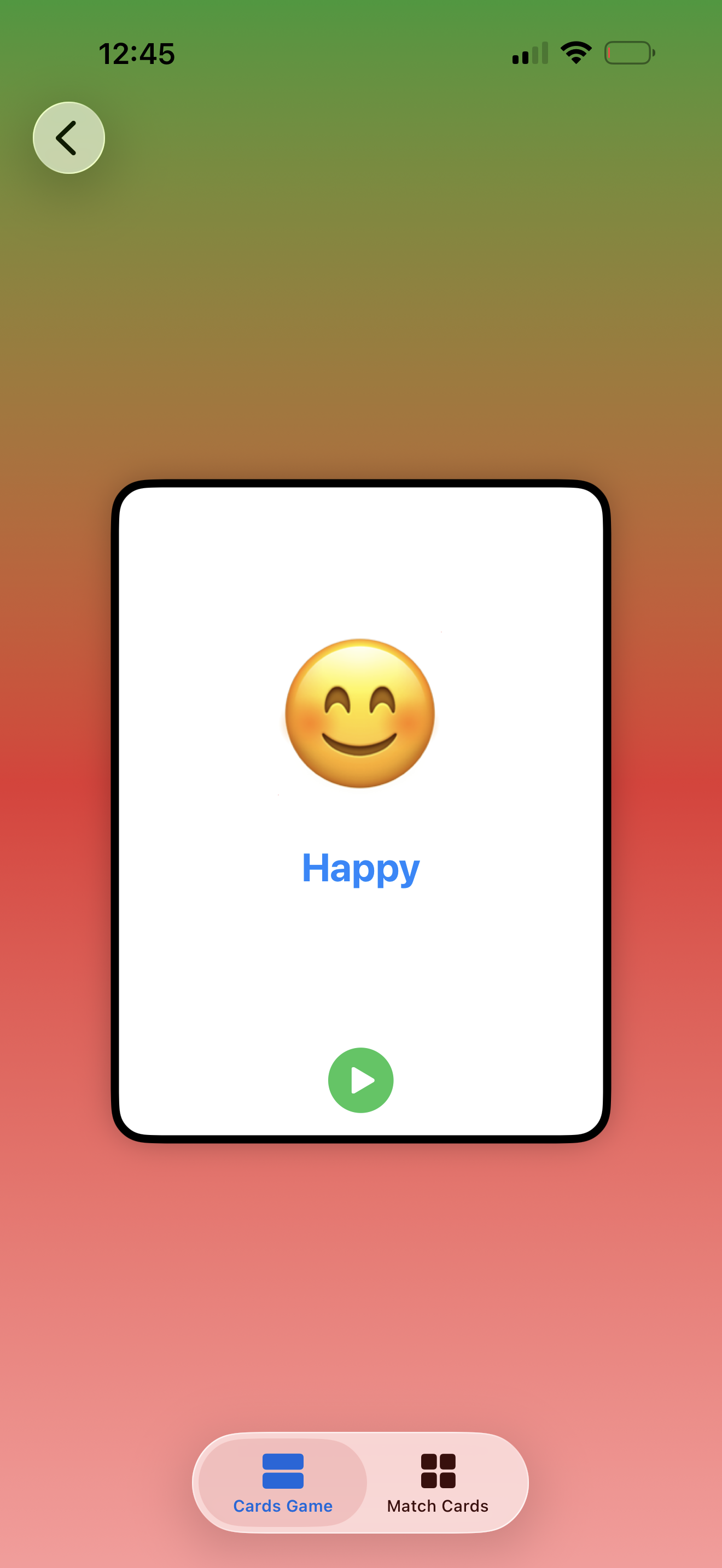 Cards Kids Game - Numbers